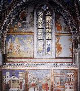 Frescoes in the fourth bay of the nave Giotto